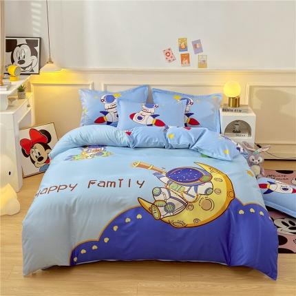 孩子王 2023新款全棉13372活性印花卡通四件套 流浪地球