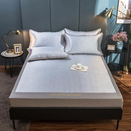 91家纺网 家纺一手货源 找家纺 （总）印季 2025新款刺绣款冰藤席