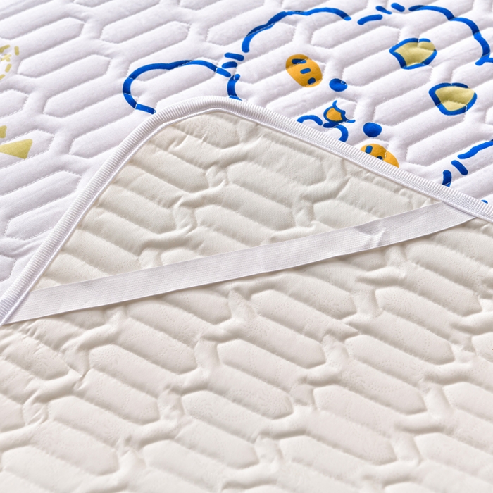 91家纺网 家纺一手货源 找家纺 床笠人家 2025新款全棉夹棉防水床垫 开心日记