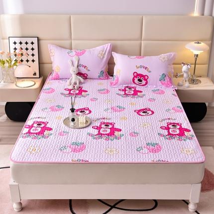 91家纺网 家纺一手货源 找家纺 床笠人家 2025新款全棉夹棉防水床垫 乐天熊