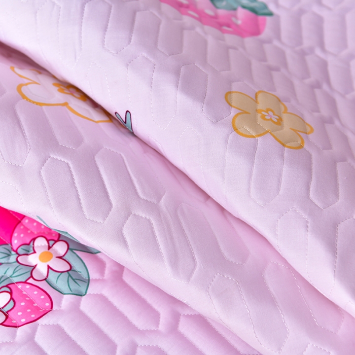 91家纺网 家纺一手货源 找家纺 床笠人家 2025新款全棉夹棉防水床垫 乐天熊