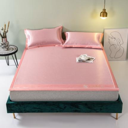 91家纺网 家纺一手货源 找家纺 （总）印季2025-1200D加厚绣花抗菌碳光席