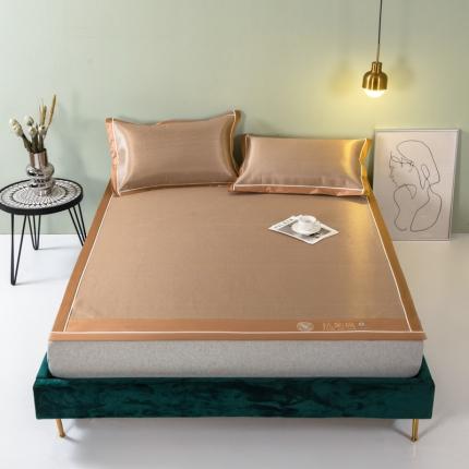 91家纺网 家纺一手货源 找家纺 （总）印季2025-1200D加厚绣花抗菌碳光席