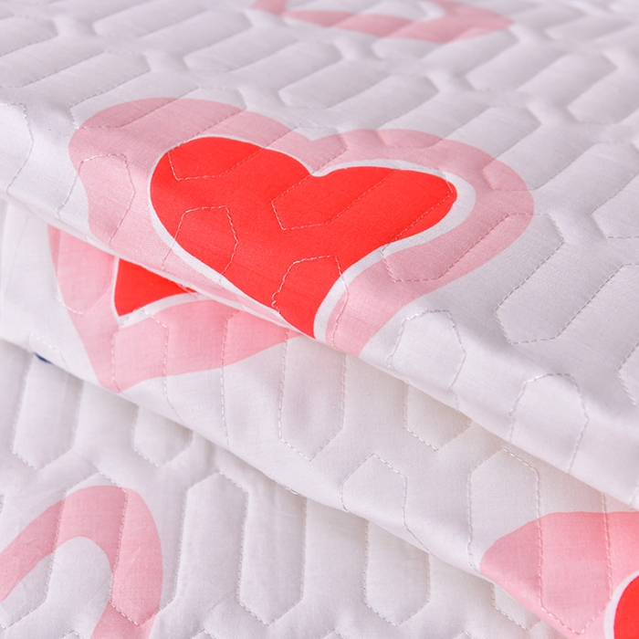 91家纺网 家纺一手货源 找家纺 床笠人家 2025新款全棉夹棉防水床垫 小心愿