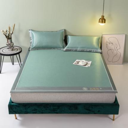 91家纺网 家纺一手货源 找家纺 （总）印季2025-1200D加厚绣花抗菌碳光席