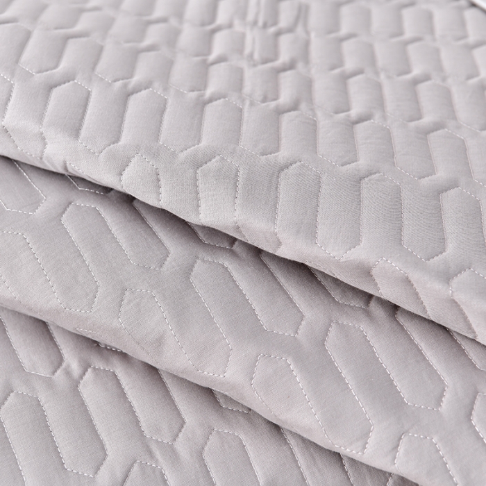 91家纺网 家纺一手货源 找家纺 床笠人家 2025新款全棉夹棉防水床垫 摩卡灰