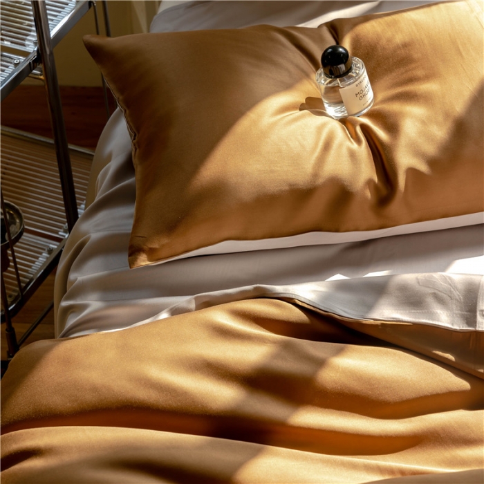 91家纺网 家纺一手货源 找家纺 （总）沐白 60S纯色天丝四件套