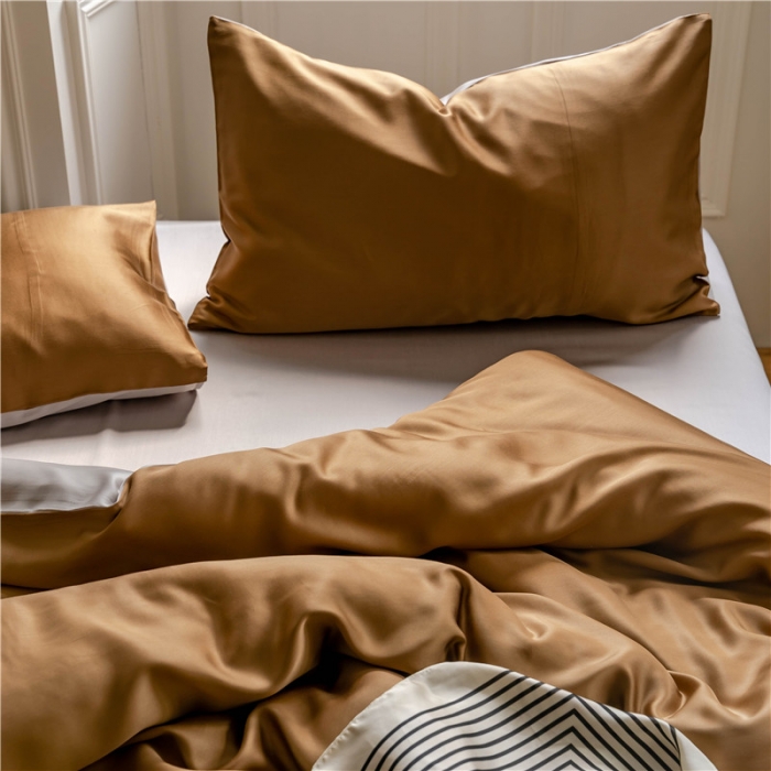 91家纺网 家纺一手货源 找家纺 （总）沐白 60S纯色天丝四件套