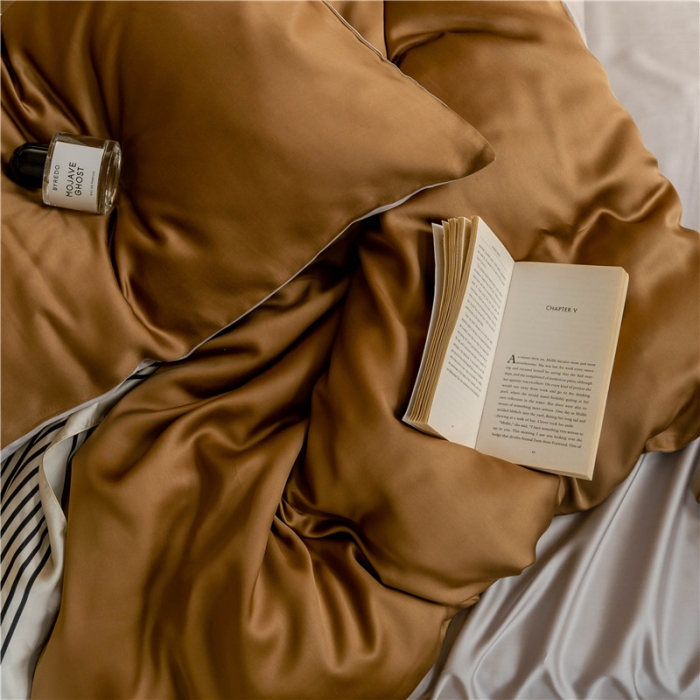 91家纺网 家纺一手货源 找家纺 （总）沐白 60S纯色天丝四件套