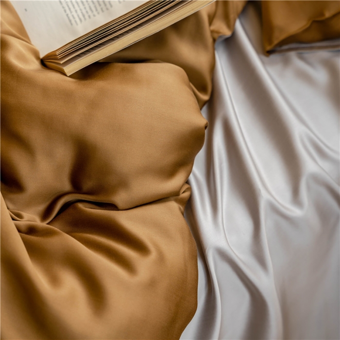 91家纺网 家纺一手货源 找家纺 （总）沐白 60S纯色天丝四件套