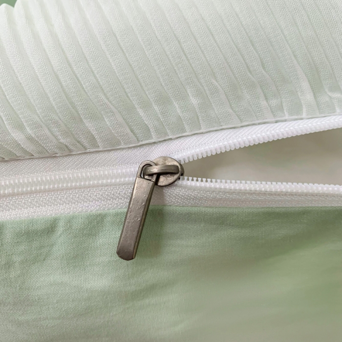 91家纺网 家纺一手货源 找家纺 梵克保罗 新款母婴级全棉水洗棉绣花四件套-蝴蝶夫人 蝴蝶夫人-绿