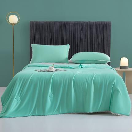 91家纺网 家纺一手货源 找家纺 （总)千逸虹2024新款A类冰淇淋凉感丝夏被可机洗空调被夏凉被大豆夏被