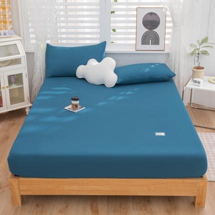 91家纺网 家纺一手货源 找家纺 （总）莎臣豹 2025新款纯色原棉无印风单品床笠和床笠三件套