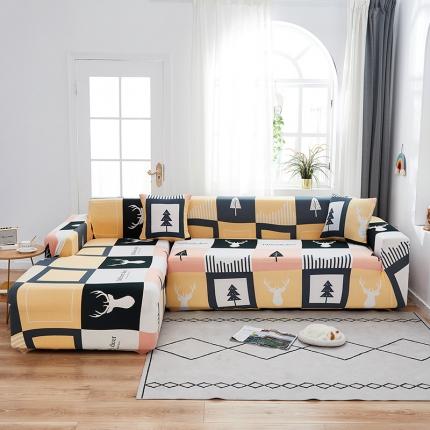 91家纺网 家纺一手货源 找家纺 （总）逐日沙发套 2023新款牛奶丝印花沙发套