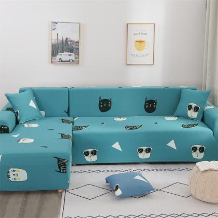 91家纺网 家纺一手货源 找家纺 （总）逐日沙发套 2023新款牛奶丝印花沙发套