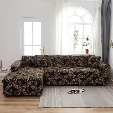 91家纺网 家纺一手货源 找家纺 （总）逐日沙发套 2023新款牛奶丝印花沙发套