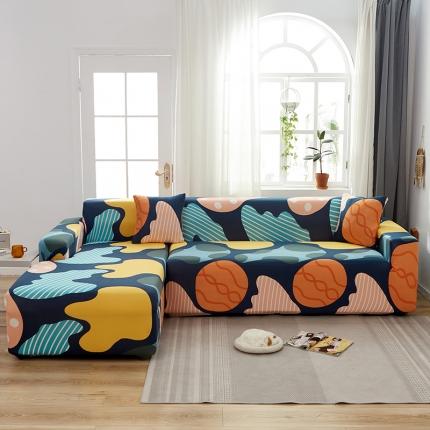 91家纺网 家纺一手货源 找家纺 （总）逐日沙发套 2023新款牛奶丝印花沙发套