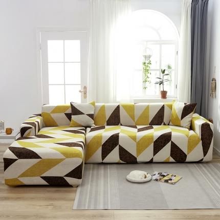 91家纺网 家纺一手货源 找家纺 （总）逐日沙发套 2023新款牛奶丝印花沙发套