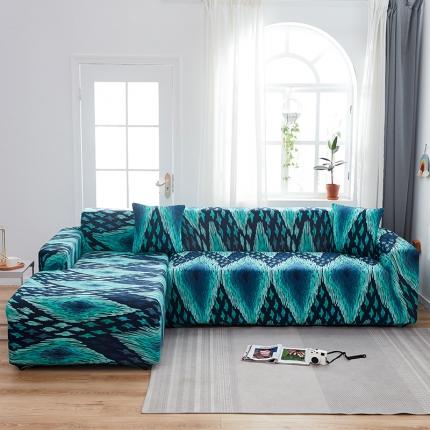 逐日沙发套 2023新款牛奶丝印花沙发套 兰迪尔