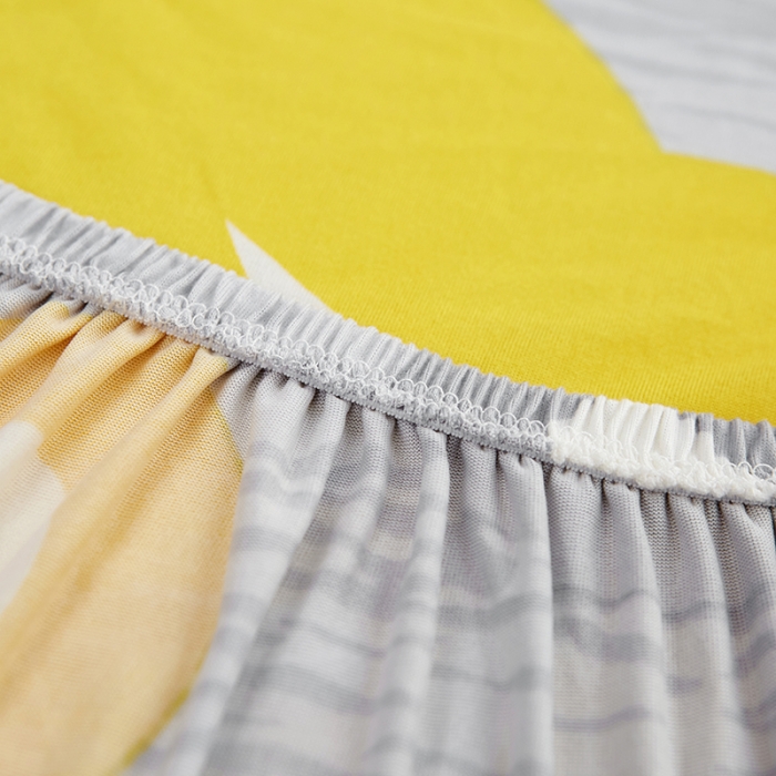 91家纺网 家纺一手货源 找家纺 逐日沙发套 2023新款牛奶丝印花沙发套 暖阳