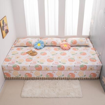 91家纺网 家纺一手货源 找家纺 （总）新款全棉印花绗缝炕盖榻榻米炕垫