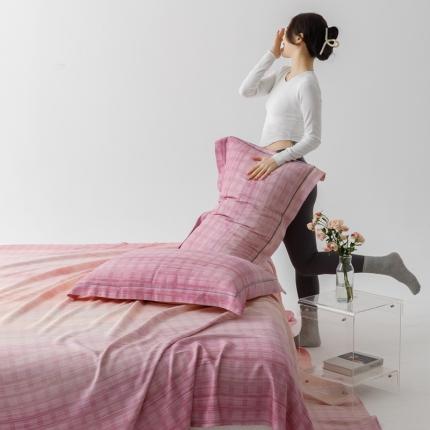 榻尚 2024新款竹纤维印花夏凉席三件套 光之恋 紫