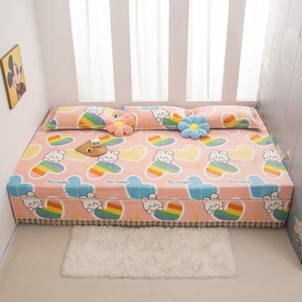 91家纺网 家纺一手货源 找家纺 （总）新款牛奶绒印花炕盖榻榻米炕垫