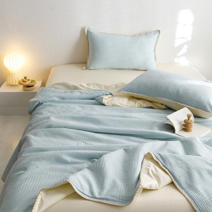 91家纺网 家纺一手货源 找家纺 （总）沐棉家居 2024新款全棉华夫格单品夏被