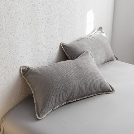 91家纺网 家纺一手货源 找家纺 （总）沐棉家居 2023新款全棉华夫格单品枕套