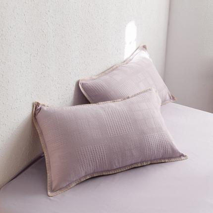 91家纺网 家纺一手货源 找家纺 （总）沐棉家居 2023新款全棉华夫格单品枕套