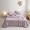 91家纺网 家纺一手货源 找家纺 沐棉家居 2023新款全棉华夫格夏被四件套 华夫格-紫