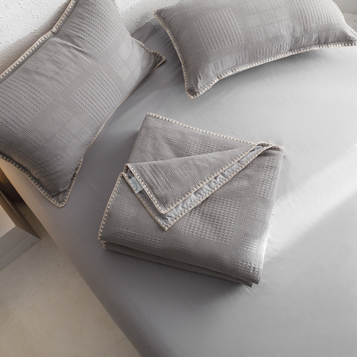 91家纺网 家纺一手货源 找家纺 （总）沐棉家居 2023新款全棉华夫格夏被四件套