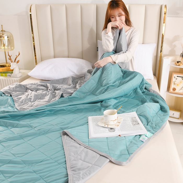 91家纺网 家纺一手货源 找家纺 （总）德比尔斯 2026款艾草冰泉凉感丝夏被夏凉被空调被直播爆款