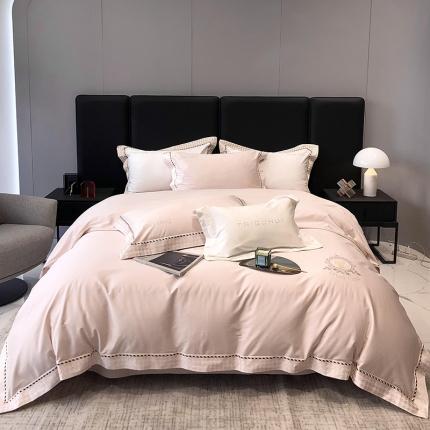 91家纺网 家纺一手货源 找家纺 总 太古汇 2023新款A类全棉刺绣轻奢法式四件套-戴妃系列