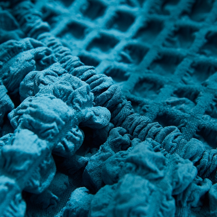 91家纺网 家纺一手货源 找家纺 （总）丝绮鹿 2023新款爆米花懒人毛毛虫沙发全包沙发套四季通用款