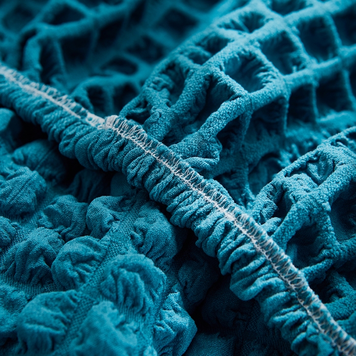 91家纺网 家纺一手货源 找家纺 （总）丝绮鹿 2023新款爆米花懒人毛毛虫沙发全包沙发套四季通用款