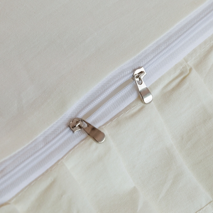 91家纺网 家纺一手货源 找家纺 品乐 2023新款纯色全棉缕空麻花水洗棉花边四件套 沉香-米白