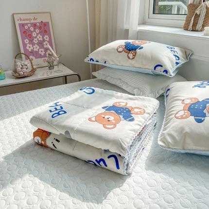 91家纺网 家纺一手货源 找家纺 （总）慕尚 2025新款ins水洗小花边夏被