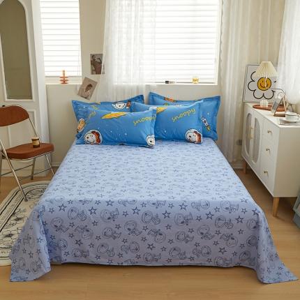 91家纺网 家纺一手货源 找家纺 （总）钰伶 2025新款全棉13372史努比纯棉单床单