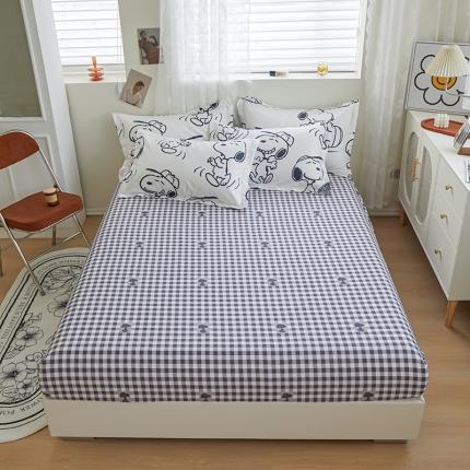 91家纺网 家纺一手货源 找家纺 （总）钰伶 2025新款全棉13372史努比纯棉单床笠