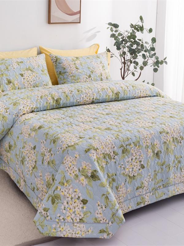 91家纺网 家纺一手货源 找家纺 （总）优乐家纺  2023新款全棉印花绗绣系列2 单床盖