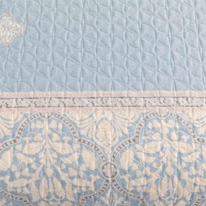 91家纺网 家纺一手货源 找家纺 优乐家纺  2023新款全棉印花绗绣系列2 爱西西里