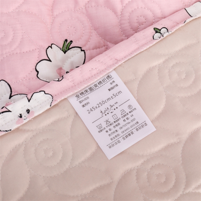 91家纺网 家纺一手货源 找家纺 优乐家纺  2023新款全棉印花绗绣系列2 纯净