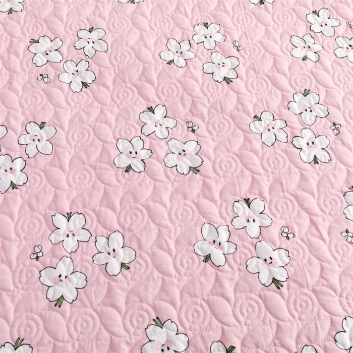 91家纺网 家纺一手货源 找家纺 优乐家纺  2023新款全棉印花绗绣系列2 纯净