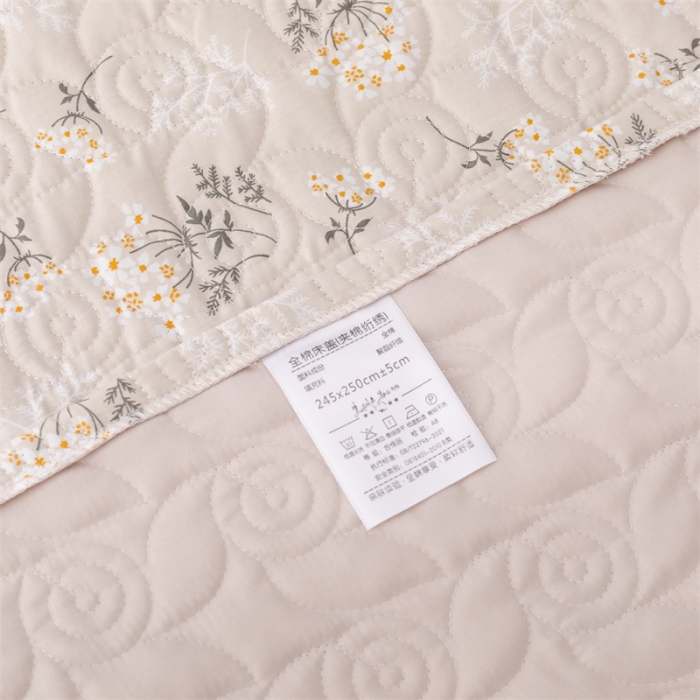91家纺网 家纺一手货源 找家纺 优乐家纺  2023新款全棉印花绗绣系列2 妃子笑