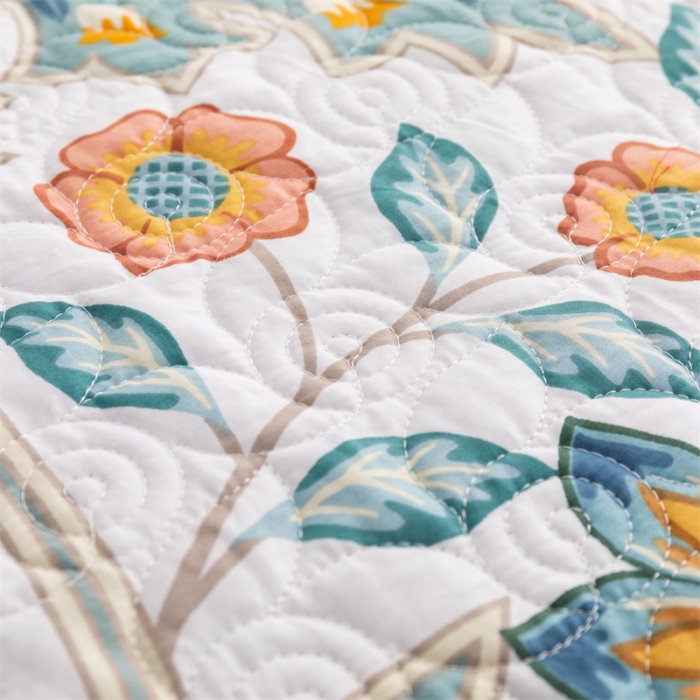 91家纺网 家纺一手货源 找家纺 优乐家纺  2023新款全棉印花绗绣系列2 秋季物语