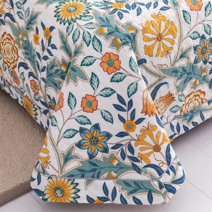 91家纺网 家纺一手货源 找家纺 优乐家纺  2023新款全棉印花绗绣系列2 秋季物语