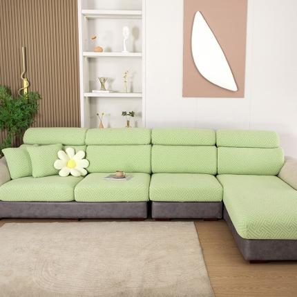 91家纺网 家纺一手货源 找家纺 （总）2026新款弦思沙发笠 抹茶绿