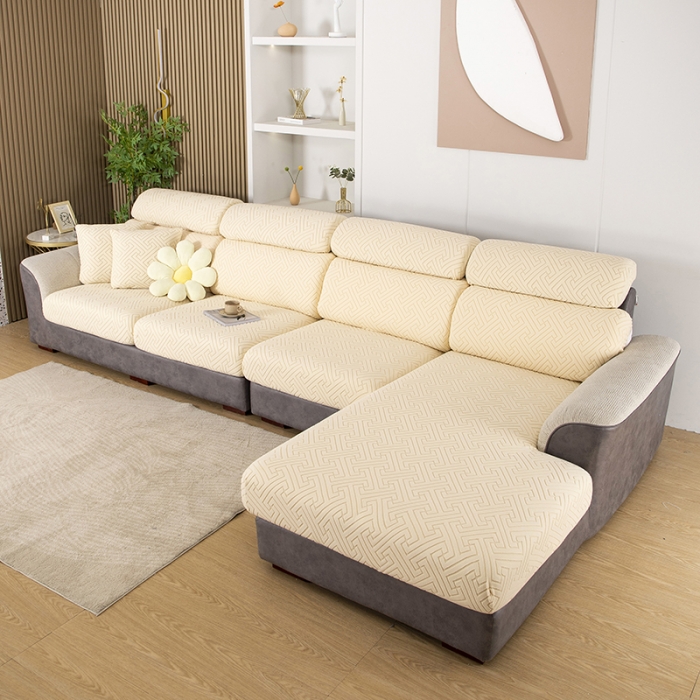 91家纺网 家纺一手货源 找家纺 （总）2026新款弦思沙发笠 奶白米