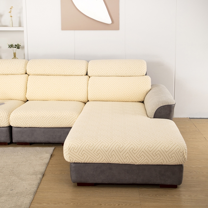 91家纺网 家纺一手货源 找家纺 （总）2026新款弦思沙发笠 奶白米